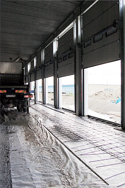 arkitekturfabriken platsfoto bygge betong gjuta golv